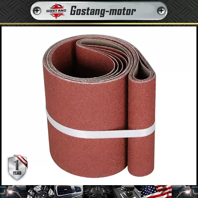 5PCS Sanding Belts 6x48 In 80 Grit Belt Sander Sandpaper Aluminum Oxide NEW • $20.94