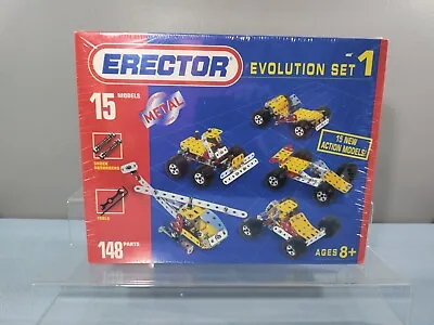 New Sealed Mecanno Erector Evolution Set 1 Metal Construction System 15 Models • $39.99