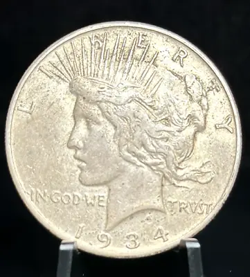 $11.50 • Buy 1934 S - Silver Peace One Dollar S$1 Coin -1