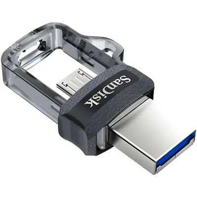 New SanDisk 64GB Ultra Dual M3.0 USB 3.0 / Micro-USB Flash Drive  *USA Seller* • $8.99