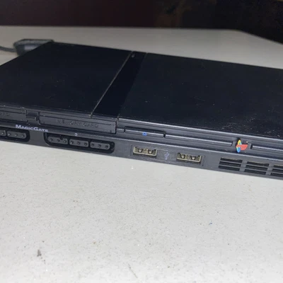 $49 • Buy Sony PlayStation 2 Slim Console - Black Parts Only And Cord