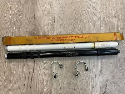 Combo Set Vintage Raleigh/England Made Bicycle Hand Pump (FOC 1set Pump Clips) • $125