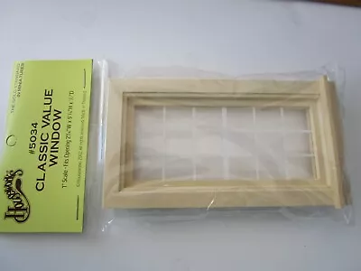 1/12 Scale Houseworks Dollhouse Window Classic Style W/ Acrylic 5034 Miniature • $5.95