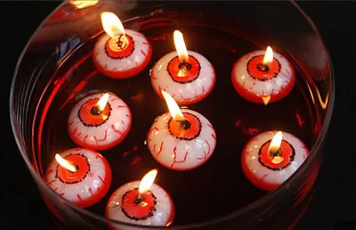 Vintage Halloween 3D Floating Eyeball Wax Candles Spooky Scary Home Decor Candle • $13.99