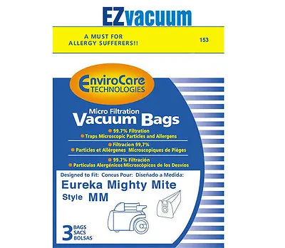 Eureka Type MM Mighty Mite Canister Vacuum Cleaner Bags # E-60295B • $136