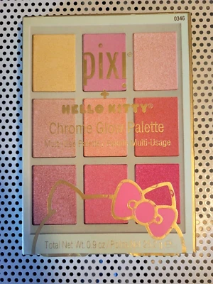 $10.99 • Buy Pixie + Hello Kitty Glow Chrome Glow Multi-Use Palette - 9 Shades - NEW IN BOX