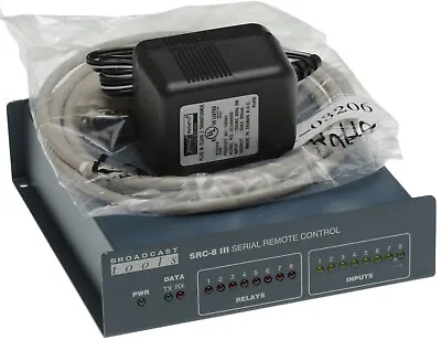 Broadcast Tools SRC 8 III Serial Remote Control Broadcast Automation Relay Box • $309.40