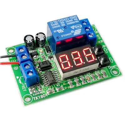 DC 12V 24V Digital LED Trigger Countdown Timer Delay Turn Off Time Relay Switch • £6.23