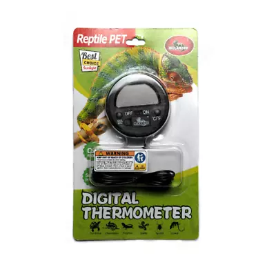 Reptile Digital Thermometer Terrarium Enclosure Temperature Gauge • $17