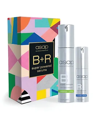 ASAP B+R SUPER POWERED SERUMS Pack Larger Super B Complex 50ml & Radiance Serum • $129