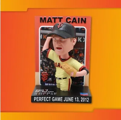 6/12 SF Giants Matt Cain Perfect Game Bobblecard Bobblehead SGA San Francisco • $39.97