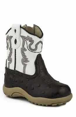 $57.79 • Buy Roper Cowbabies Infant Boys Bumps Western Boots 