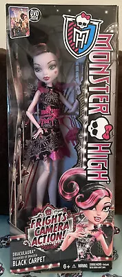 Monster High (MH) Frights Camera Action Black Carpet Draculaura NIB / NRFB • $75