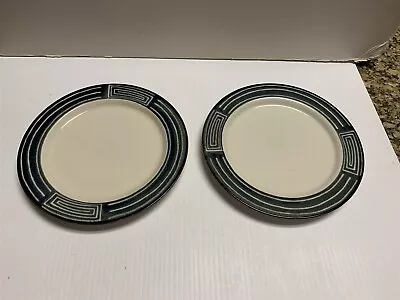 2 Mikasa Potters Craft Firesong Salad Plates HP 300 8 1/4  • $9