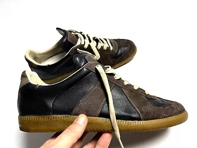 Men's MAISON MARTIN MARGIELA REPLICA Suede Leather Sneakers Shoes - 42 27cm • $275