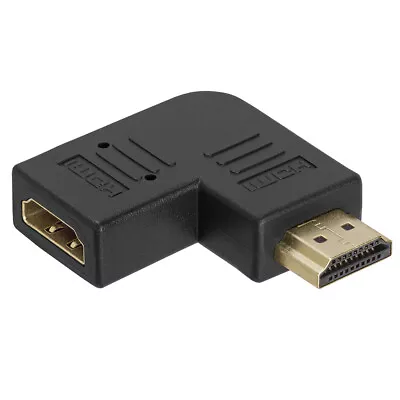 HDMI 2.0 Right Angle Adapter Port Saver Male/Female Vertical Flat Left 90 Degree • $7.39