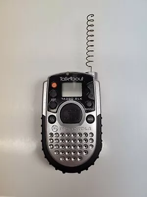 Motorola Talkabout TA280 SLK Black/Silver Two-Way Radio Walkie Talkie • $7.95