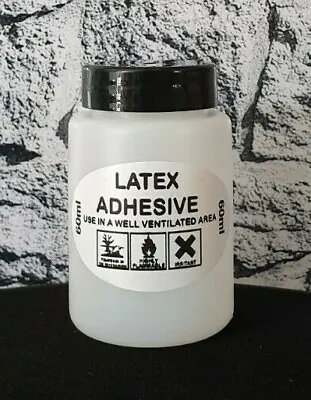 ☢ Latex Rubber Adhesive Glue - 60ml - Sheet Adhesive For Catsuit Dress Mask • £7.95
