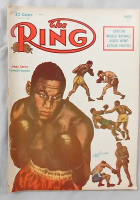 $6 • Buy Jimmy Carter - March 1955 The Ring Boxing Magazine