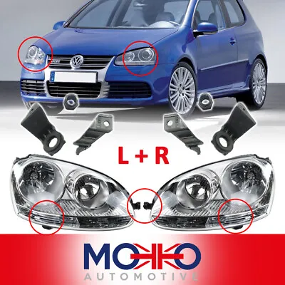 For Vw Golf Mk5 Jetta Mk3 Headlamp Headlight Bracket Tab Repair Kit R+l Side • $20.14