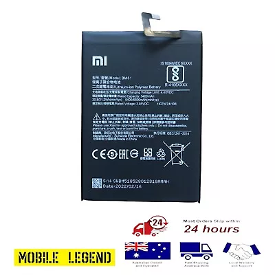 XIAOMI Mi Max 3 BM51 Battery Replacement 5400mAh • $32.99