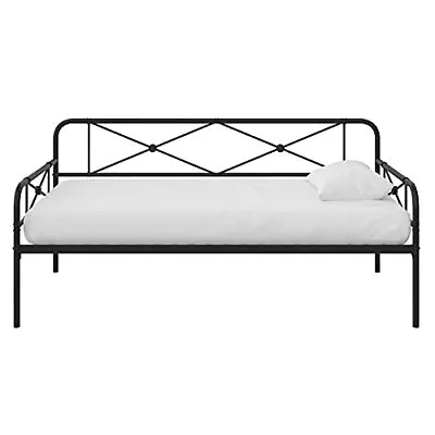 RealRooms Allysa Metal Daybed Strong Steel Slats And Frame No Box Spring • $204.99