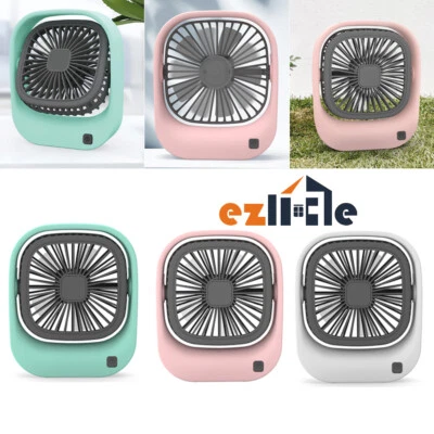 $13.99 • Buy Portable Mini Rechargeable USB Small Cooling Fan Travel Hand Held Desk Desktop