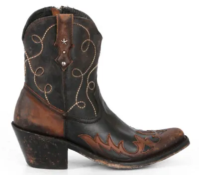 Liberty Black Rodeo Star Toscana Embroidered Boots LB7129118 Sz 6 • $289