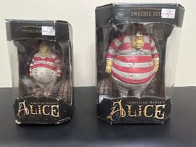 American McGee's Alice Figure-Tweedle Dee & Tweedle Dum NIB 2000 • $129