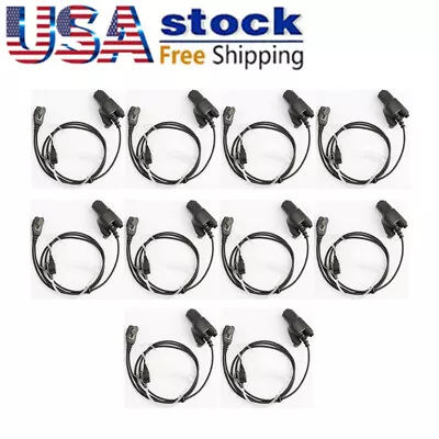 10× Headset Earpiece For XTS1500 XTS2250 XTS2500 XTS5000 PR1500 JT1000 Radio • $109.90