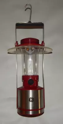 General Electric Battery Operated Camping  Lantern  Red • $15