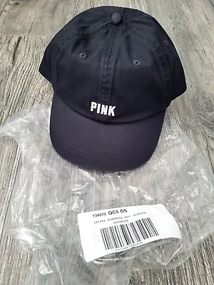NWT Victoria's Secret PINK Baseball Cap Logo Black • $8.50
