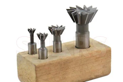 60 Degree Hss Dovetail Cutter End Mills 3/8 1/2 3/4 Cnc New P} • $63.95