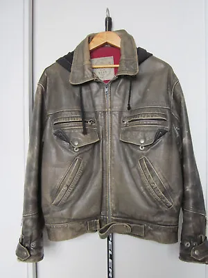 Vintage Zino & Judy Graphite Leather Jacket • $210.60