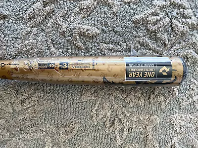 DeMarini Voodoo One (-3) 30 In/27 Oz Baseball Bat - Gold (WBD23520103033) • $200