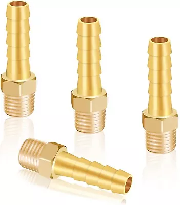 Hose Barb To 1/8 Npt Male Brass Quick Coupler Connect Fitting 5/16 • $12.50