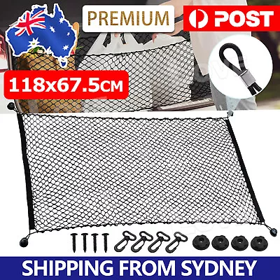 Car Net Large Boot Cargo Trunk Luggage Tidy Organizer Storage Universal MEL • $12.99