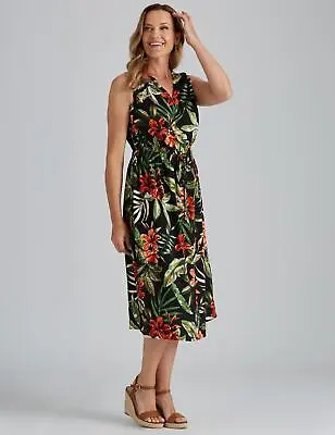 $22.59 • Buy Millers Sleeveless Rayon Midi Dress Womens Clothing  Dresses Shift