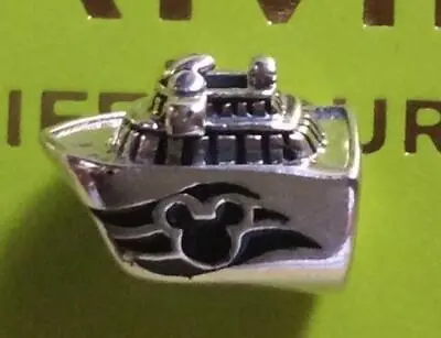 Authentic Chamilia Disney MICKEY CRUISE SHIP BOAT EXCLUSIVE Sterling Charm Bead • $75
