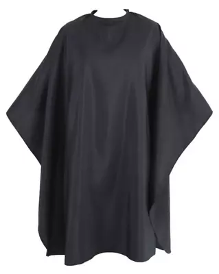 £2.99 • Buy Deluxe Hair Cutting Dyeing Apron Salon Barber Hairdressing Gown Black Cape