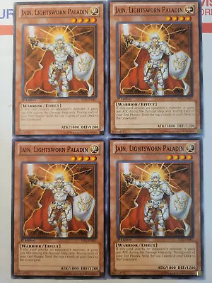 3 X Jain Lightsworn Paladin (SDLI-EN007) Yugioh - Near Mint- 1st Edition Playset • $1.84