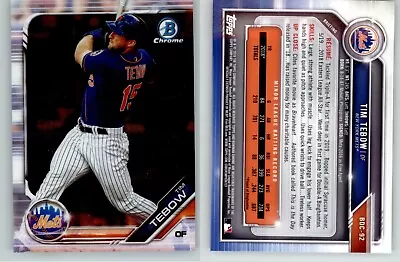 $1.65 • Buy Tim Tebow 2019 Bowman Draft Chrome #BDC-92 New York Mets
