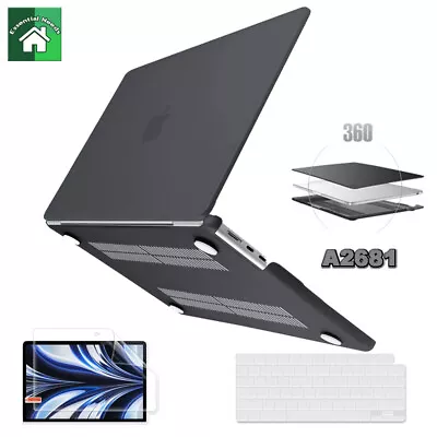 2022 MacBook Air 13.6 (M2)A2681 Case Cover Hard PC Shell Keyboard LCD Protector  • $18.99