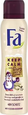 Fa KEEP CALM & Enjoy Snow Deodorant Anti-perspirant Spray 150ml- FREE SHIPPING • $9.50