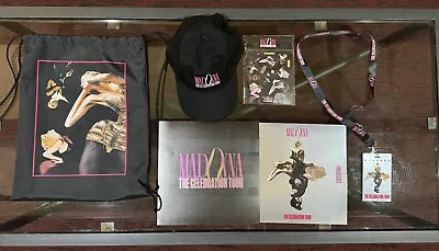 Madonna Celebration Tour  Exclusive VIP Merch Bag Cap Stickers Lanyard Litho • $97