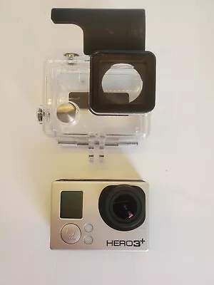 GoPro HERO3+ Plus Silver Edition Camcorder With Batt WP Case (WORKS GREAT/READ) • $49