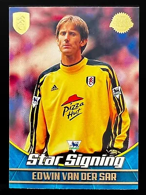 2001-02 Topps Premier Gold Fulham - Star Signing Soccer — Edwin Van Der Sar #F1 • $8