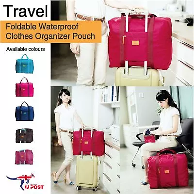 $7.85 • Buy Foldable Waterproof Travel Clothes Organizer Pouch Storage Suitcase Luggage Bag