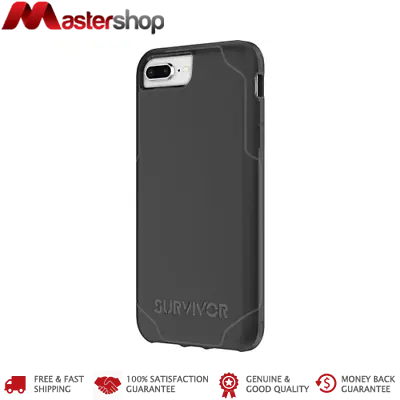 $49.95 • Buy Griffin Survivor Strong Case For IPhone 8+ / 7+ / 6+ - Black / Grey