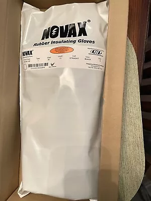 Brand New Black Novax Rubber Insulating Gloves Size 9 • $39.40